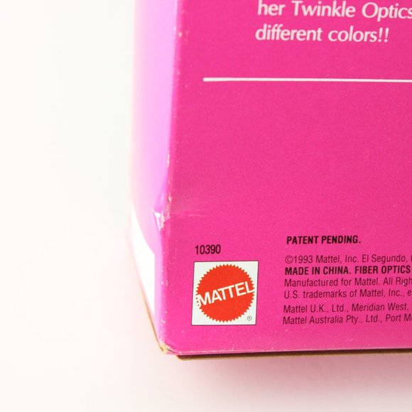 NWB 1993 Twinkling Lights Barbie She Really Lights - Picture 7 of 8